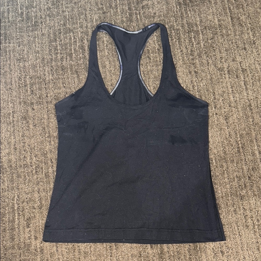 Lululemon Black Racerback Tank Top